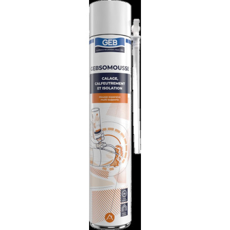 Mousse polyuréthane de calage de calfreutement et d'isolation, réf. 813263