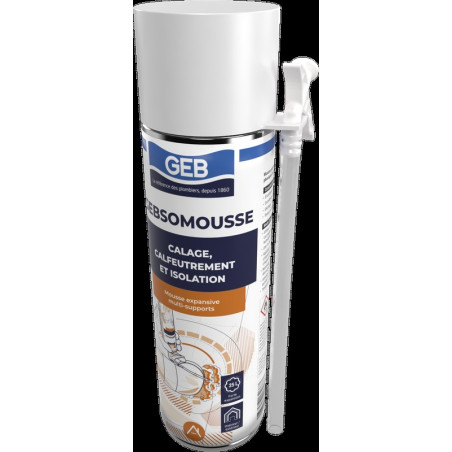 Mousse polyuréthane de calage de calfreutement et d'isolation, réf. 813266