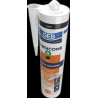 Mastic silicone pour étanchéité calfeutrement et collage technique, réf. 890054