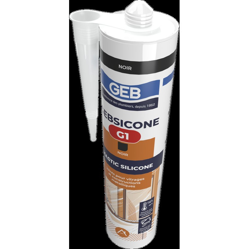 Mastic silicone étanchéité pour vitrages et constructions métallique, réf. 891254
