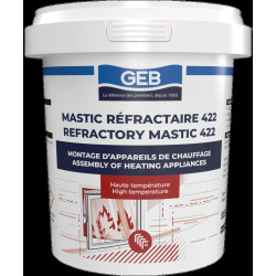 Mastic réfractaire pour le montage et la réparation pot 1200G couleur noir