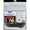 Tresse ronde étanchéité pour portes de poèles, insets, chaudières avec gorge, réf. 832490