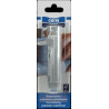 Mastic co extrude pour réparer rapidement les matéraux plastiques couleur blanc