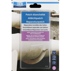 Tissu enduit de résine époxy pour la réparation de fuites couleur transparent