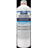 Déboucheur liquide à base de soude pour canalisations sanitaires couleur bleu