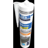 Mastic silicone neutre couleur avec frongicide pour l'étanchéité sanitaire, réf. 890713