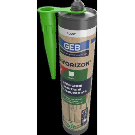 Mastic silicone acétique éco conçu avec effet fongistatique pour l'étanchéité, réf. 890970