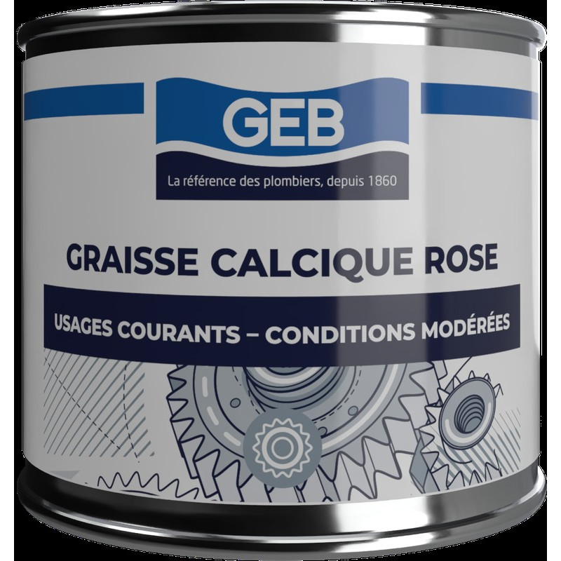 Graisse calcique pour usage courant et lubrification boîte 300g couleur rouge