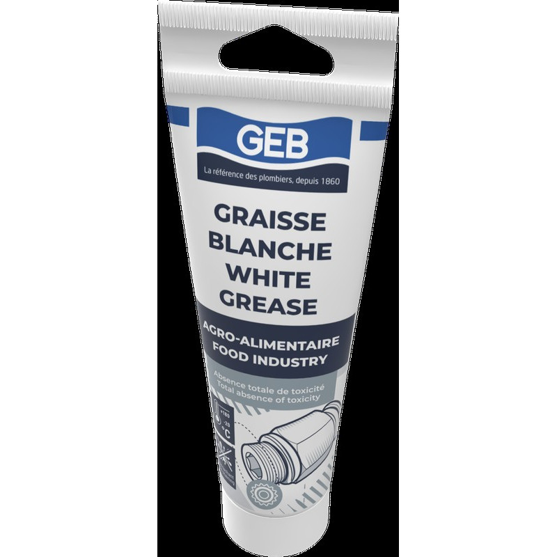 Graisse translucide sans savon spécial contact alimentaire tube 125ml
