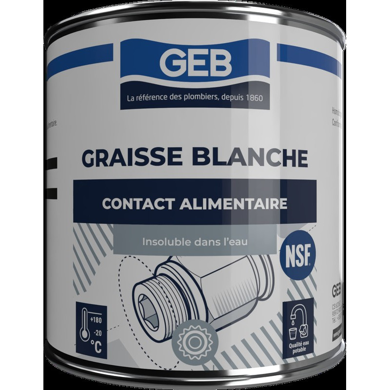 Graisse translucide sans savon spécial contact alimentaire boîte 600g