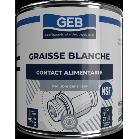 Graisse translucide sans savon spécial contact alimentaire boîte 600g