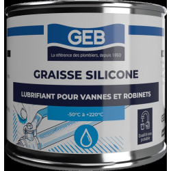 Graisse base huile silicone pour vannes et robinetteries sanitaire translucide