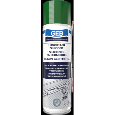 Lubrifiant à base huile 100% silicone anti adhérent et hydrofuge couleur trans, réf. 821761