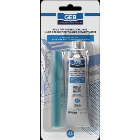 Kit pour réparation des liners et des structures gonflables hors et sous eau