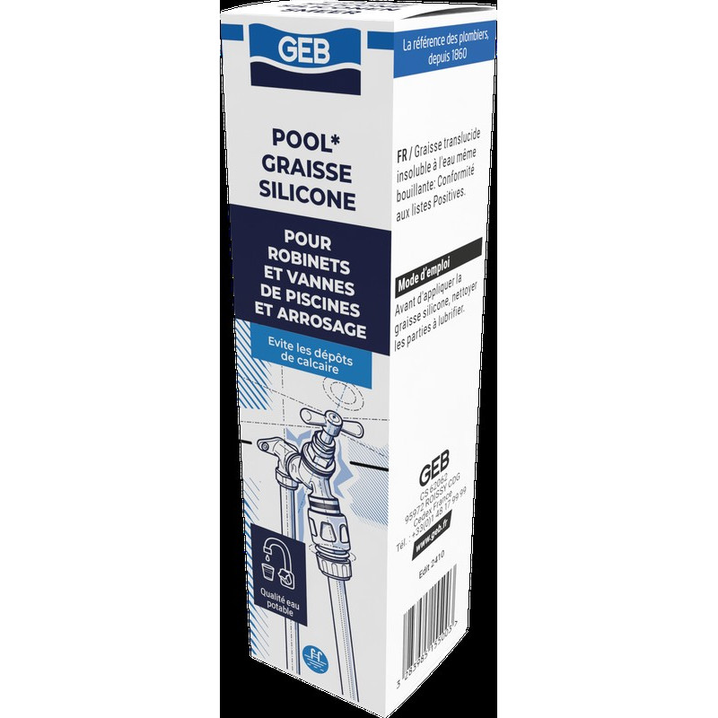 Graisse à base d'huile 100% silicone pour vannes soumis à des conditions sévères, réf. 515500