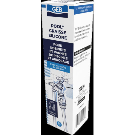 Graisse à base d'huile 100% silicone pour vannes soumis à des conditions sévères, réf. 515500