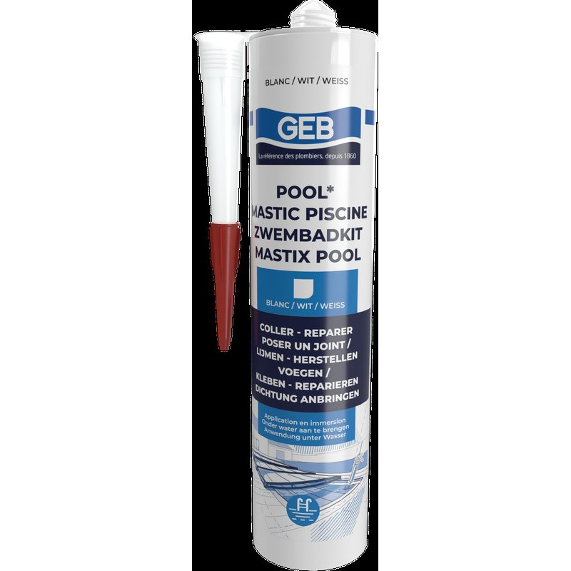 Mastic MS polymère neutre très haute performance même sous l'eau, réf. 590925