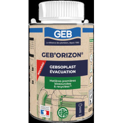 Colle gel éco conçue évacuation pour raccords en pvc u rigide pot 250ml