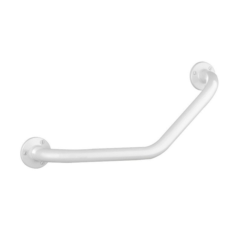 Barre à 135° ECO Ø25 220x220 Inox époxy blanc