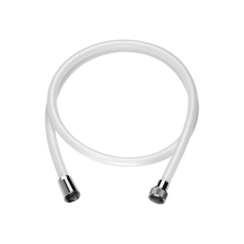 Flexible armé FF1/2" PVC blanc L.0,80 m