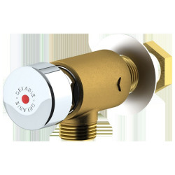TEMPOSTOP lavabo M1/2" robinet mural brut équipé pour lave-mains ~7sec