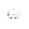PREMIX COMPACT mitigeur thermostatique M1/2" corps brut