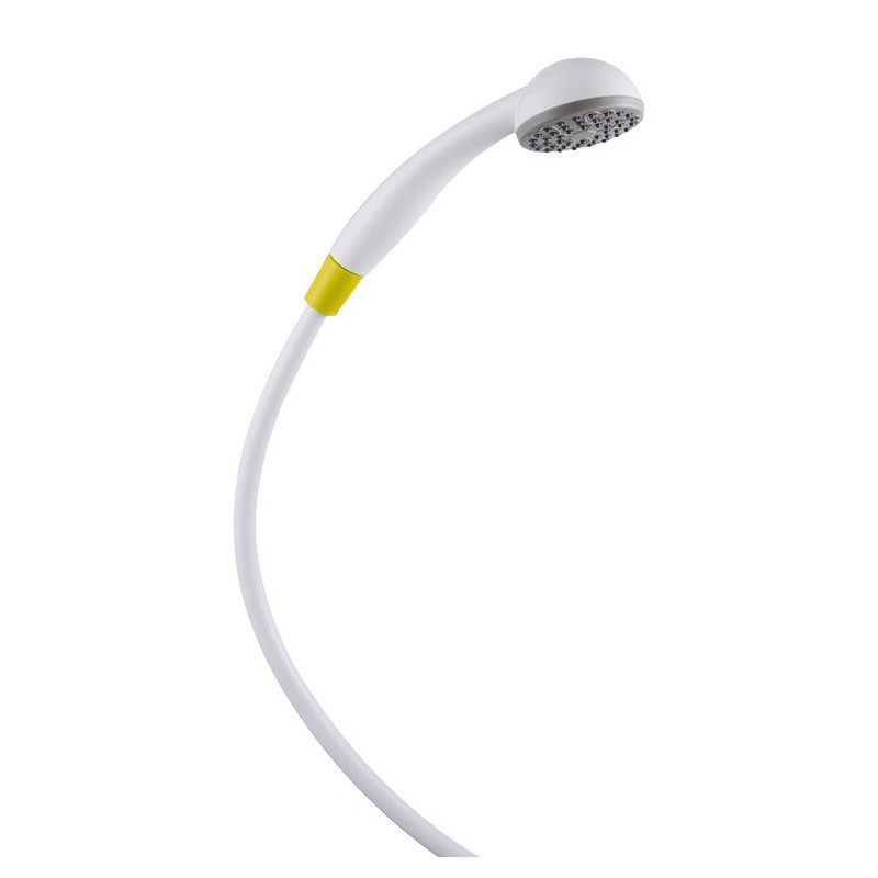 25 x Ensembles douche jetables jaune L.1,50 m