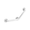 Barre à 135° Ø32 220x220 3 points fixation Nylon blanc