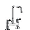 Mélangeur 2 trous EA 150mm 60 l/min, bec tube orientable Ø22 L.200