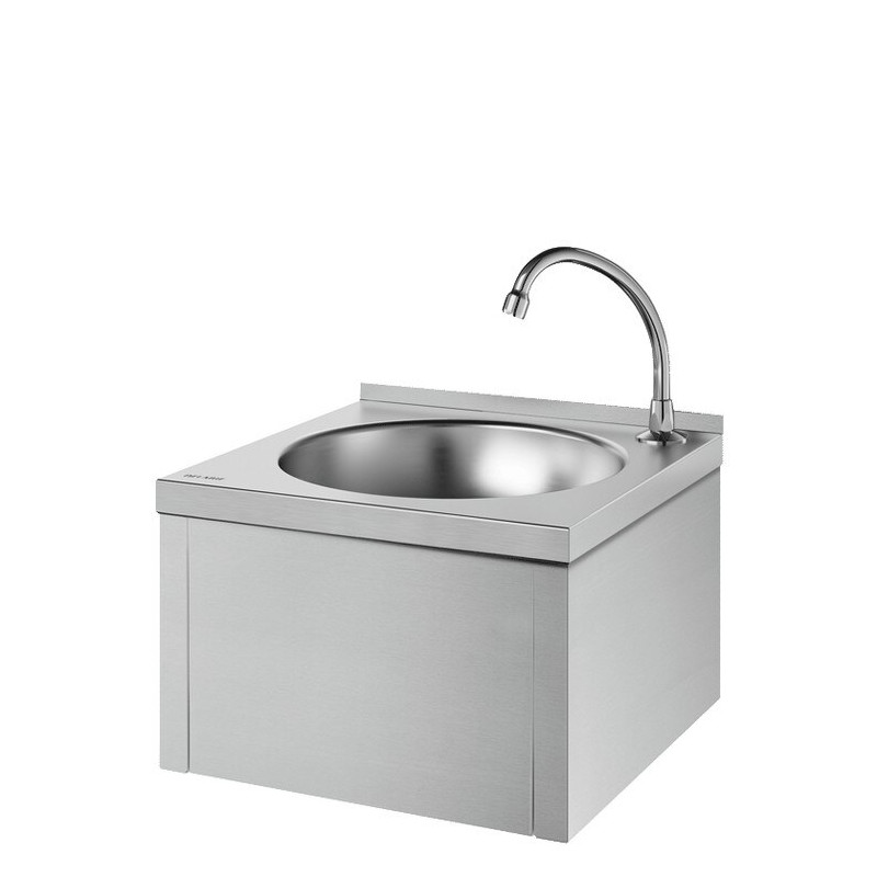 Lave-mains SXS mécanique complet Inox 304 satiné