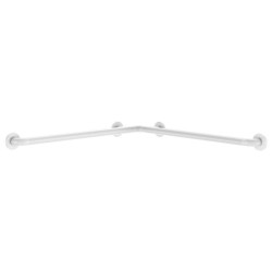 Barre coudée pour siège de douche Ø32 Nylon blanc