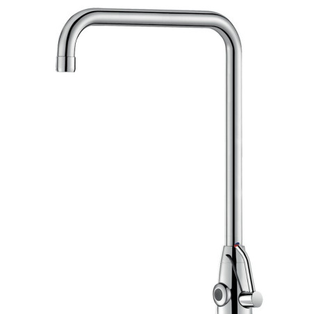 TEMPOMATIC MIX PRO lavabo M3/8" mitigeur 230/12V à bec orientable