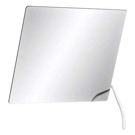Miroir inclinable 600x500 avec levier Nylon blanc
