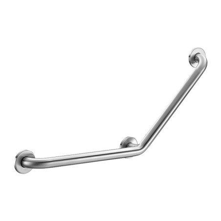 Barre à 135° Basic Ø32 400x400 3 points fixation Inox satiné