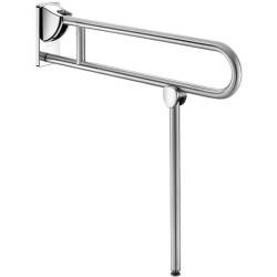 Barre rabattable avec béquille Ø32 L.850 Inox satiné