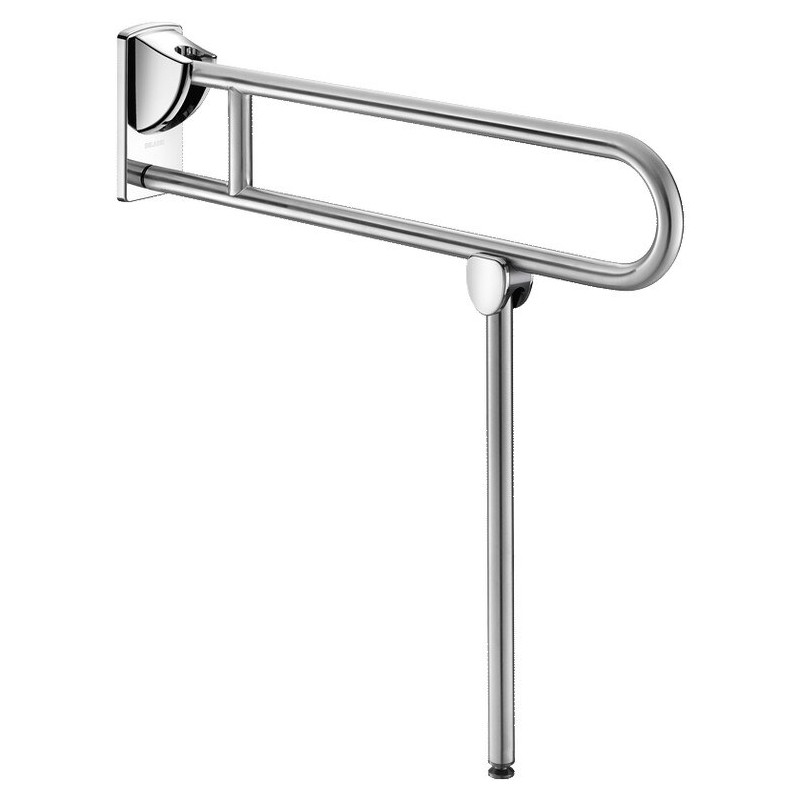Barre rabattable avec béquille Ø32 L.850 Inox satiné
