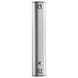 SECURITHERM panneau de douche thermostatique alu alimentation cachée ~30sec