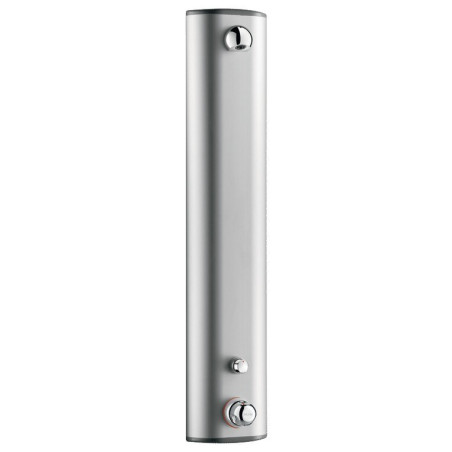 SECURITHERM panneau de douche thermostatique alu alimentation cachée ~30sec