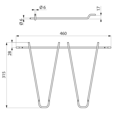 Grille articulée Inox pour réf. 182400