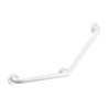 Barre à 135° Basic Ø32 400x400 3 points fixation Époxy blanc