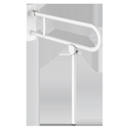 Barre rabattable avec pied Basic Ø32 L.760 époxy blanc