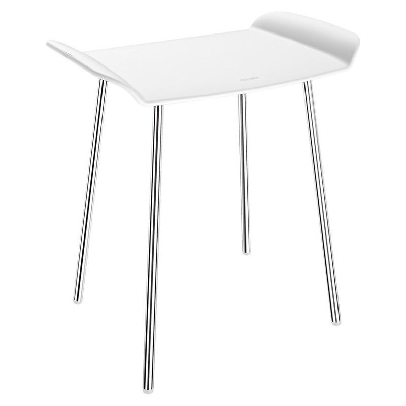 Tabouret de douche Be-Line® assise blanche