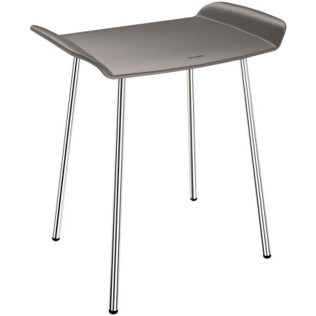 Tabouret de douche Be-Line® assise anthracite métallisé