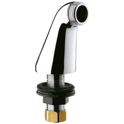 2 x Raccords colonnettes luxe M1/2" M3/4", H.70 Ø14
