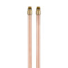 2 x Raccords tubes cuivre M10x1 L.337 mm