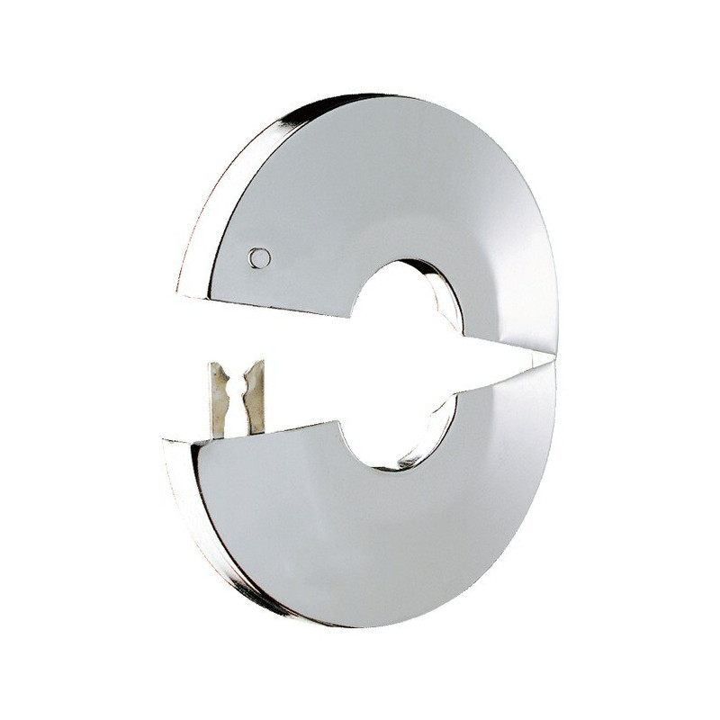 2 x Rosaces ouvrantes chromées Ø16-54 H.9