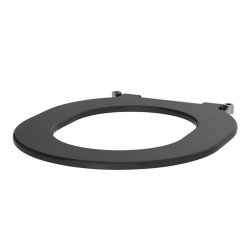 Abattant WC sans couvercle S21/700 noir polyéthylène