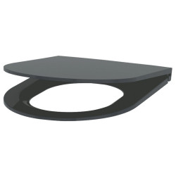 Abattant WC Slim avec couvercle S21 gris Duroplast