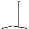 Barre de douche d'angle avec remontée verticale coulissante Be-Line® - Ø35 - noir mat