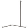 Barre de douche d'angle avec remontée verticale coulissante Be-Line® - Ø35 - anthracite
